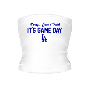 LA Dodgers Chelsea Freeman Game Day Tube Top - Tiny Turnip