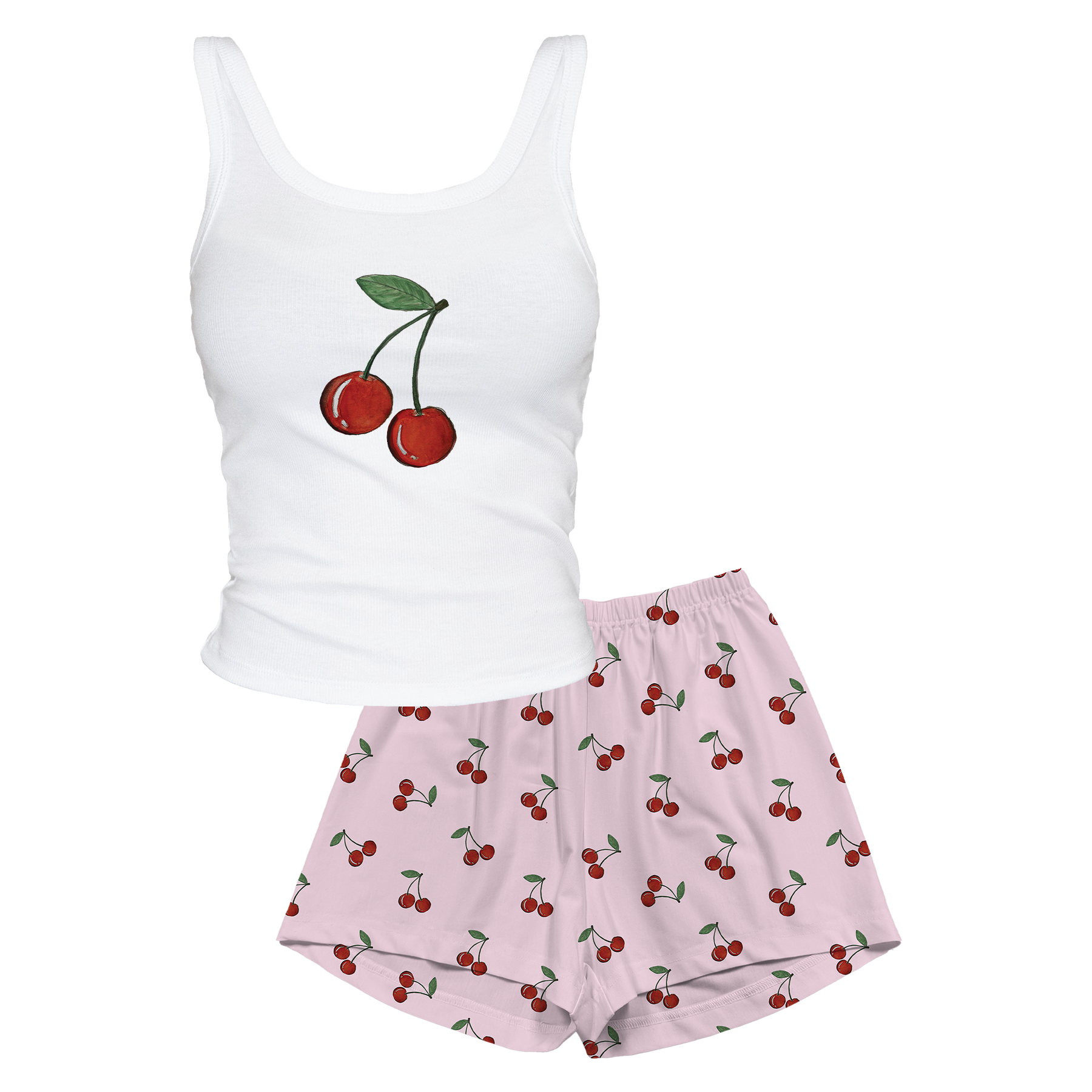 Cherry Pajama Set