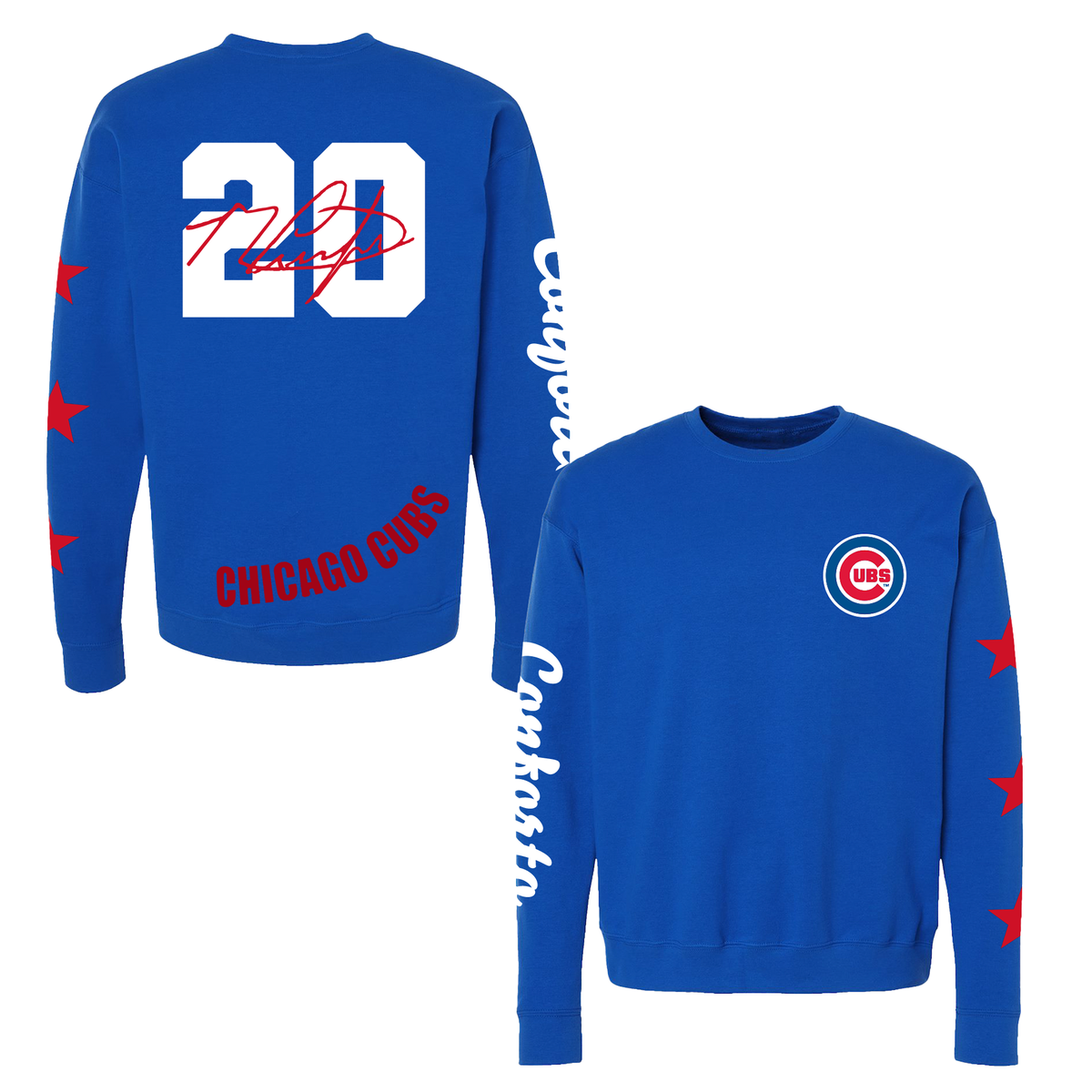 VIP MLB Chicago Cubs Royal Crewneck - Tiny Turnip