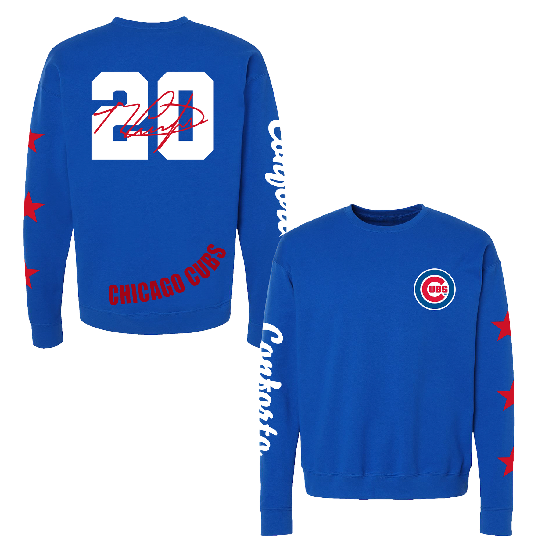 VIP MLB Chicago Cubs Royal Crewneck - Tiny Turnip