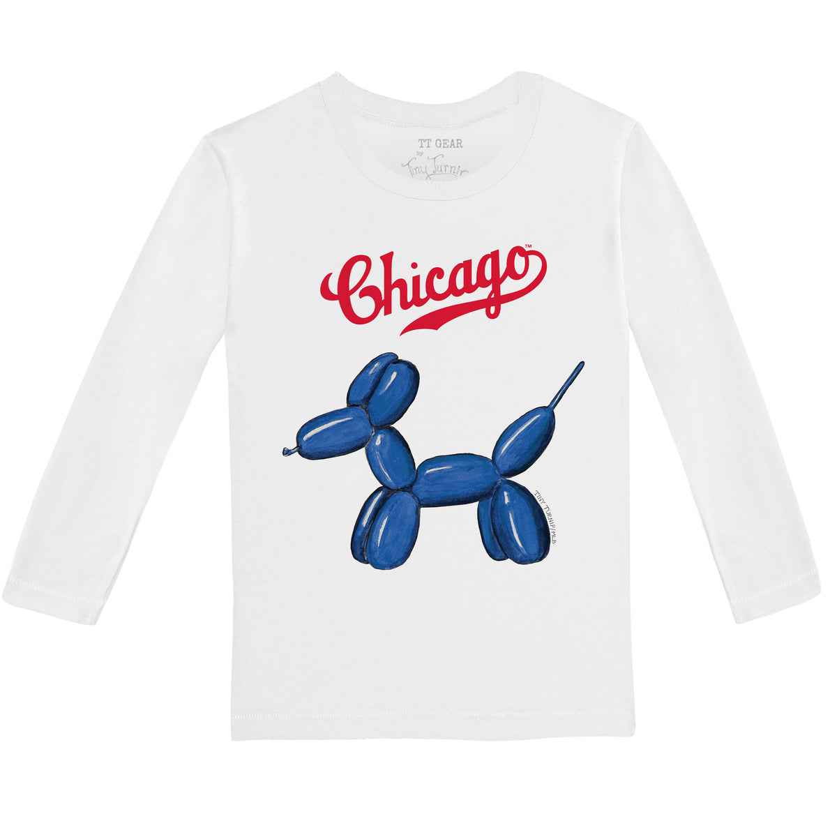 Chicago Cubs Balloon Dog Long-Sleeve Tee Shirt