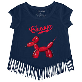 Chicago Cubs Balloon Dog Fringe Tee