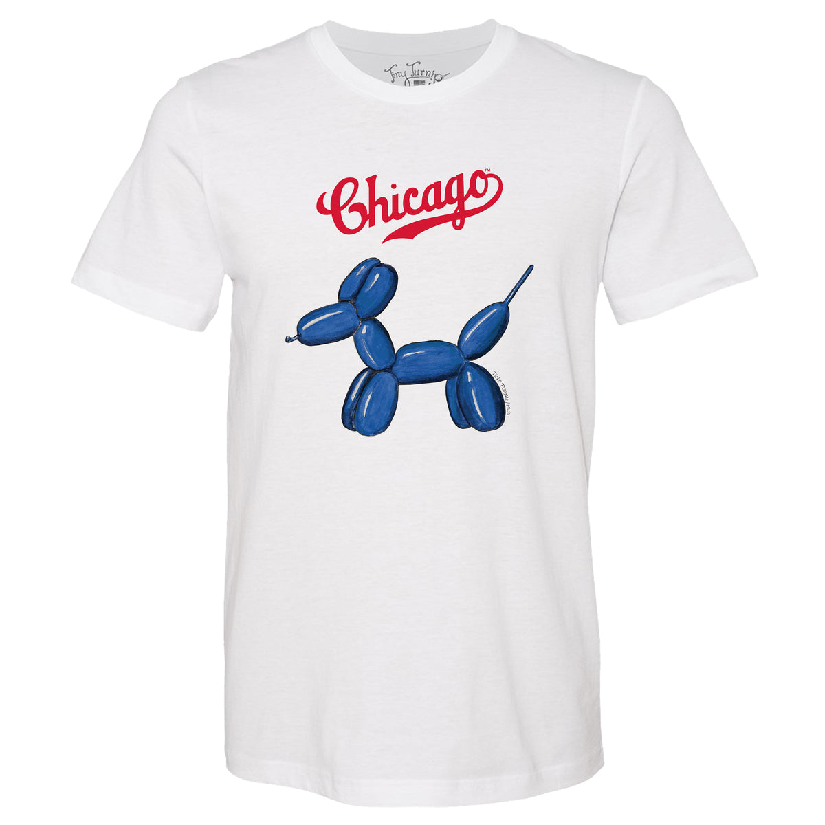 Chicago Cubs Balloon Dog Tee Shirt