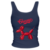 Chicago Cubs Balloon Dog Tank - Tiny Turnip