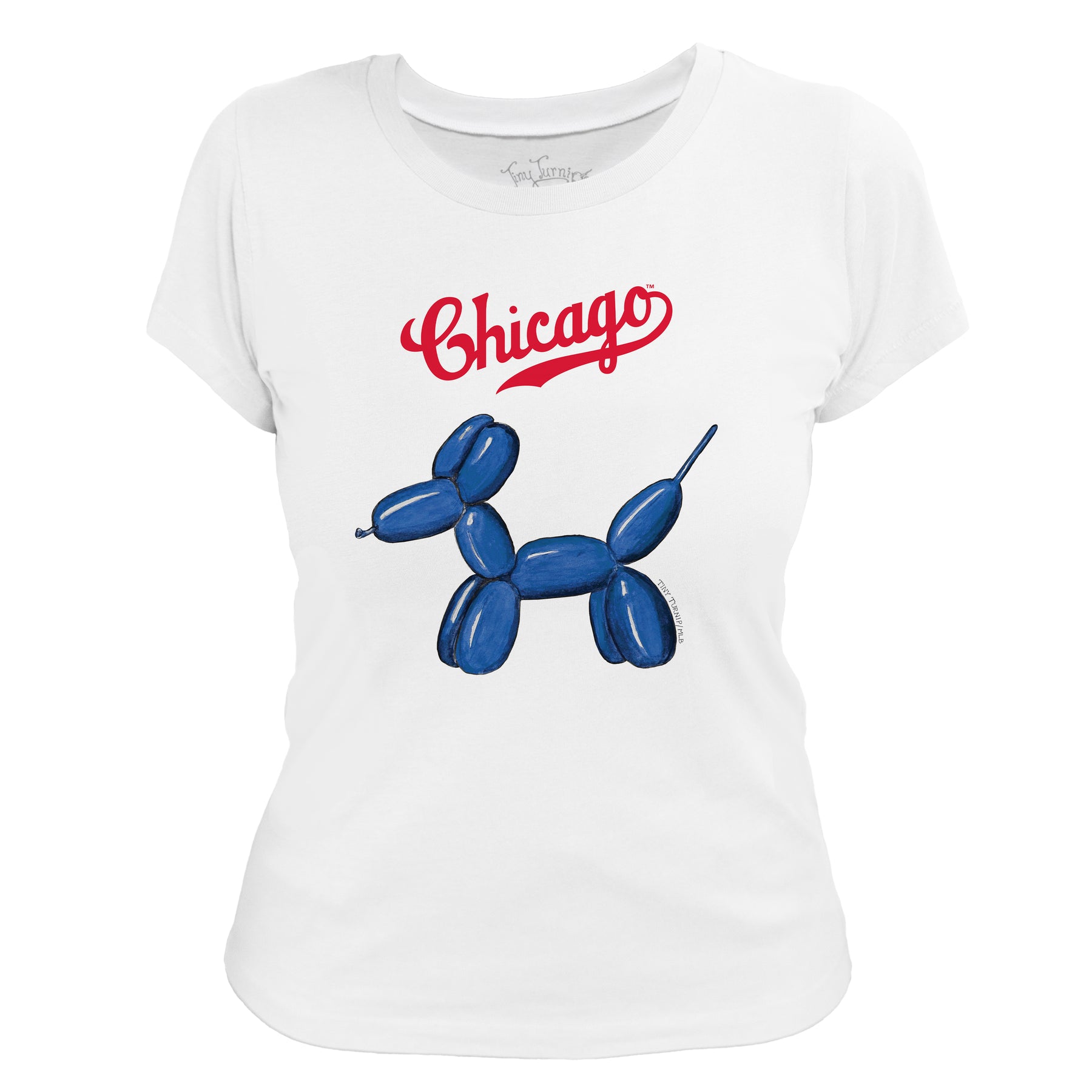 Chicago Cubs Balloon Dog Tee Shirt