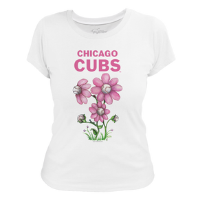 Chicago Cubs Blooming Baseballs Tee Shirt