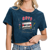 VIP Chicago Cubs Postseason '26 Vintage Crop Tee - Tiny Turnip