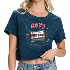 VIP Chicago Cubs Postseason '26 Vintage Crop Tee - Tiny Turnip