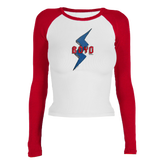 VIP Chicago Cubs Postseason '26 Roxy Raglan Long Sleeve - Tiny Turnip
