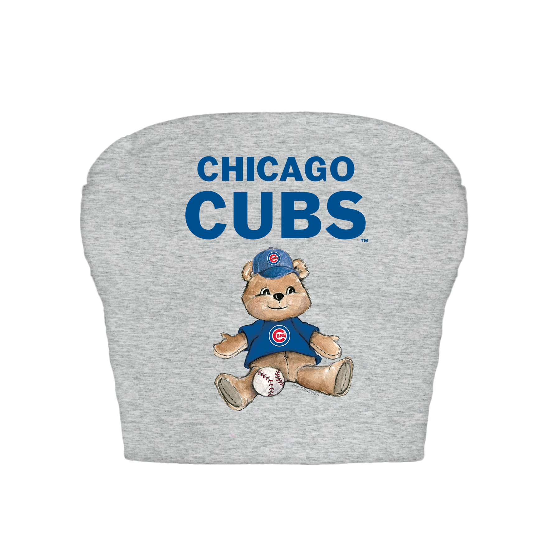 Chicago Cubs Teddy Crop Tube Top