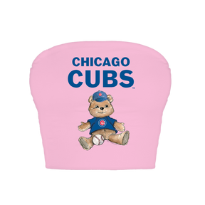 Chicago Cubs Teddy Crop Tube Top