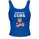 Chicago Cubs Teddy Ribbed Tank - Tiny Turnip