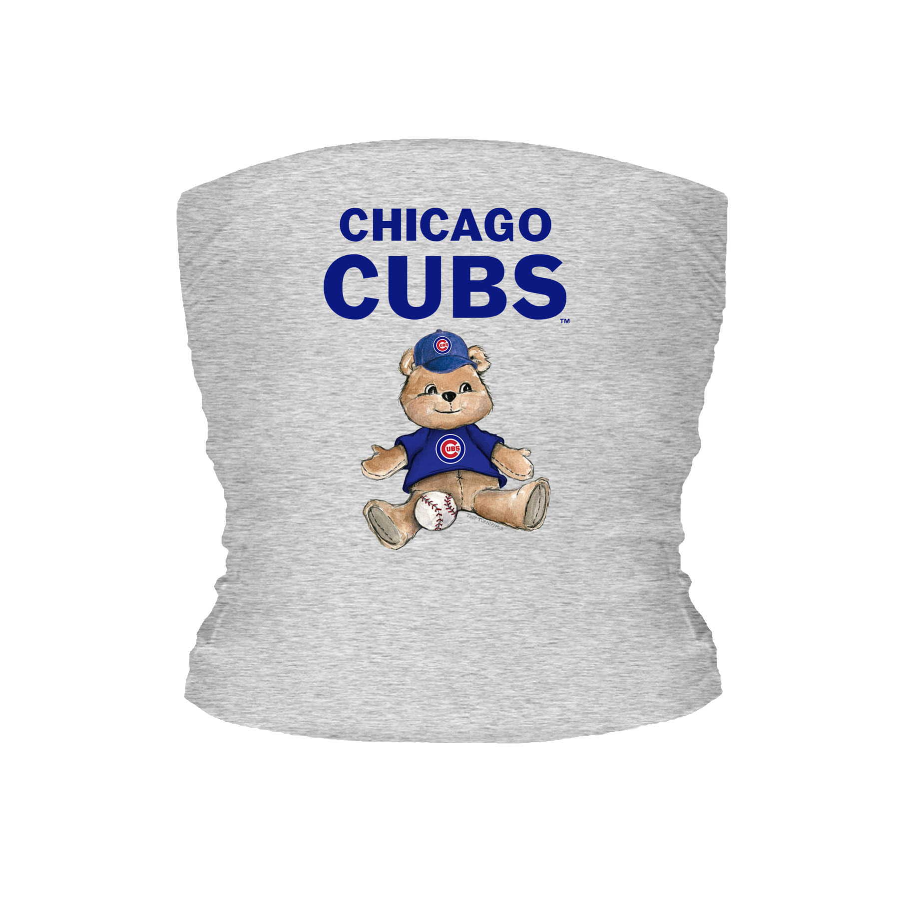 Chicago Cubs Teddy Tube Top - Tiny Turnip