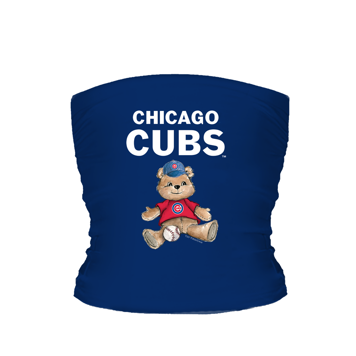 Chicago Cubs Teddy Tube Top - Tiny Turnip