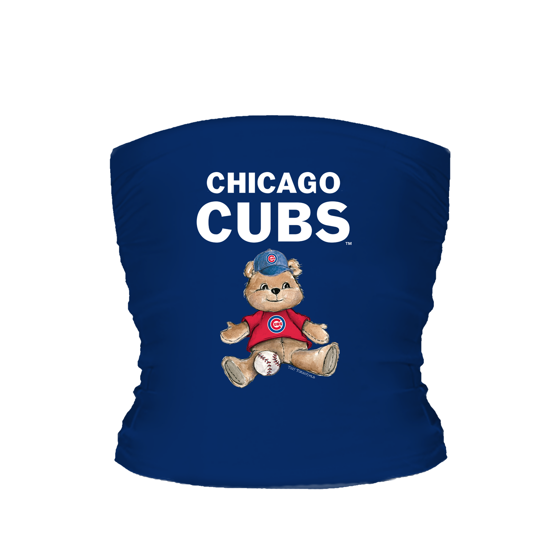 Chicago Cubs Teddy Tube Top - Tiny Turnip