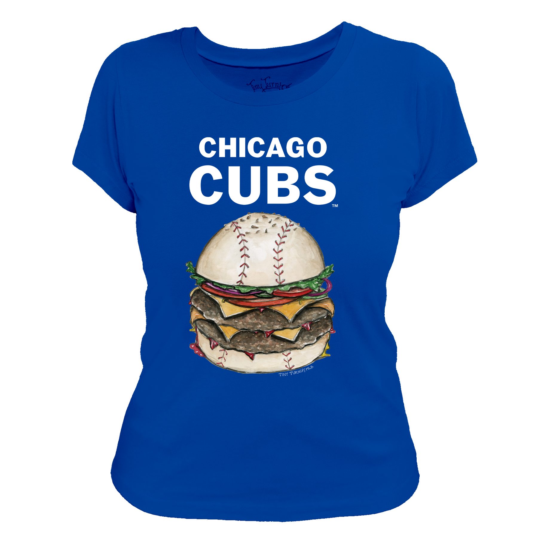 Chicago Cubs Burger Tee Shirt