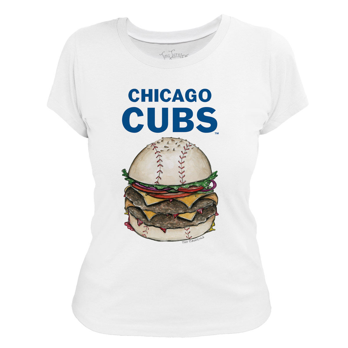 Chicago Cubs Burger Tee Shirt
