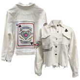 Chicago Cubs Card White Cord Jacket
