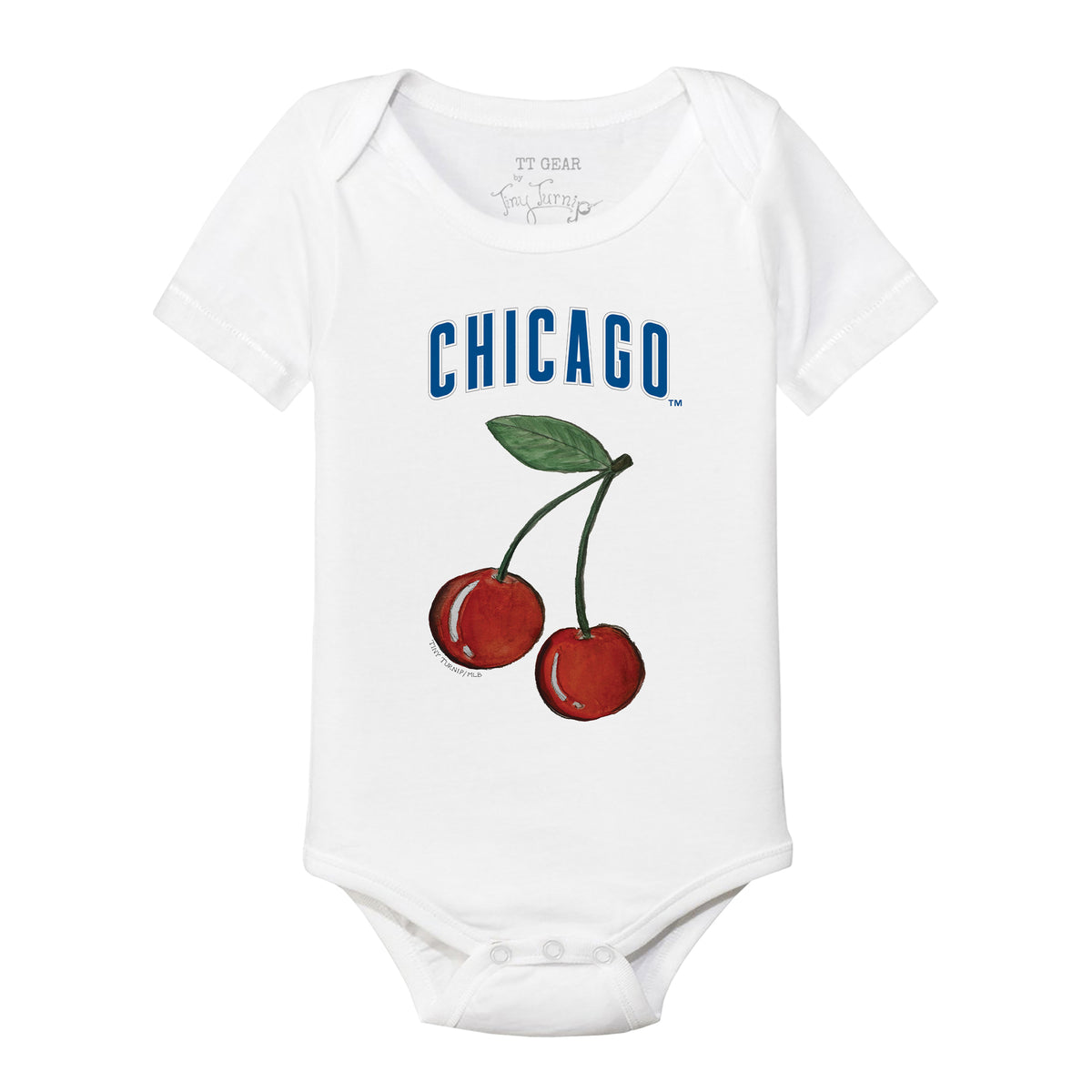 Chicago Cubs Cherries Short Sleeve Snapper