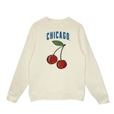 Chicago Cubs Cherry Crewneck Sweatshirt