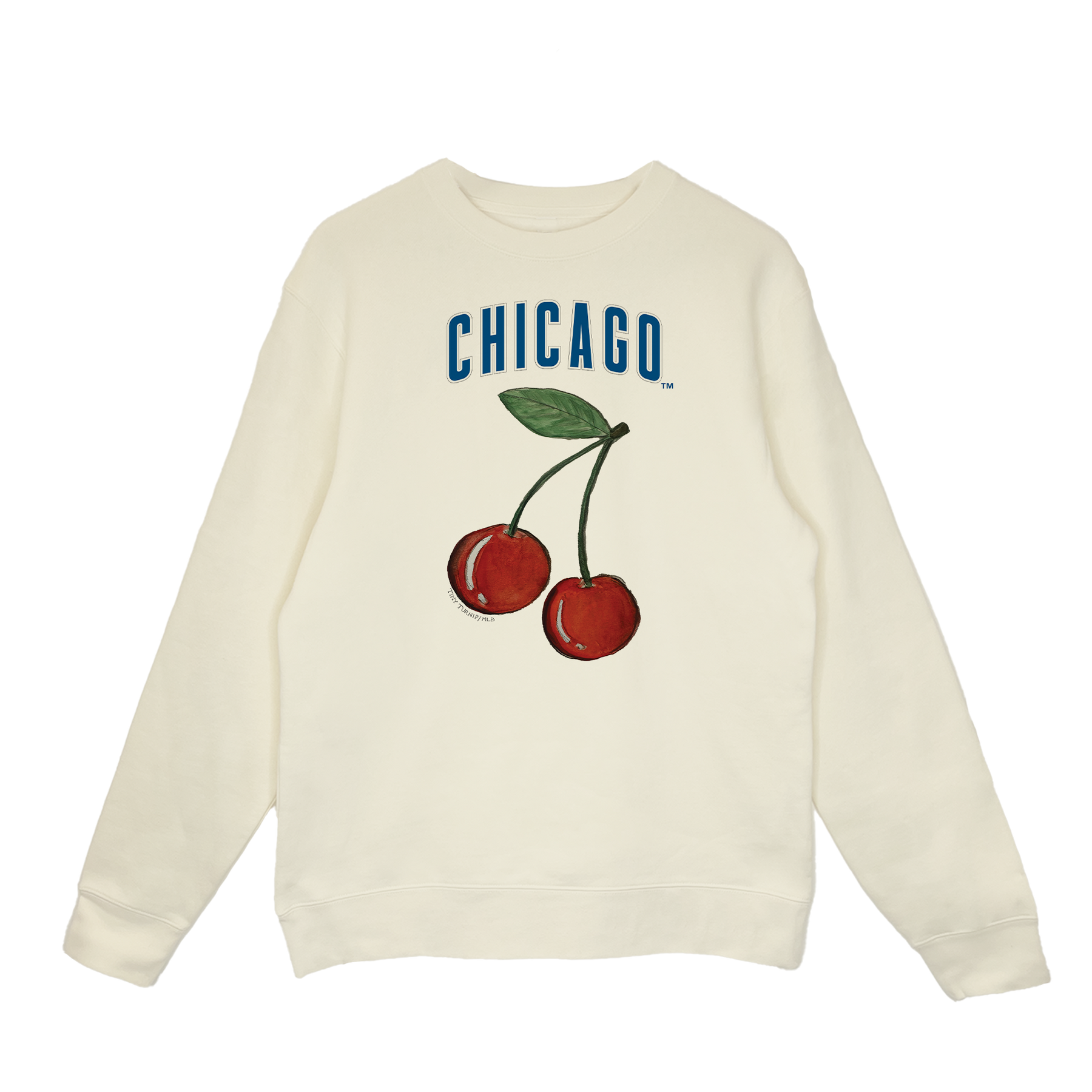 Chicago Cubs Cherry Crewneck Sweatshirt