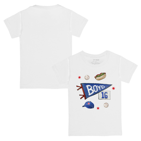 VIP MLB MLB City Collage w/ Name, Number - Kid's Tee Shirt - Tiny Turnip