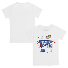 VIP MLB MLB City Collage w/ Name, Number - Kid's Tee Shirt - Tiny Turnip