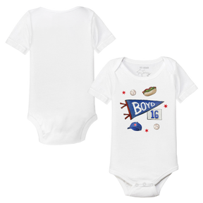 VIP MLB City Collage w/ Name, Number - Short Sleeve Snapper - Tiny Turnip