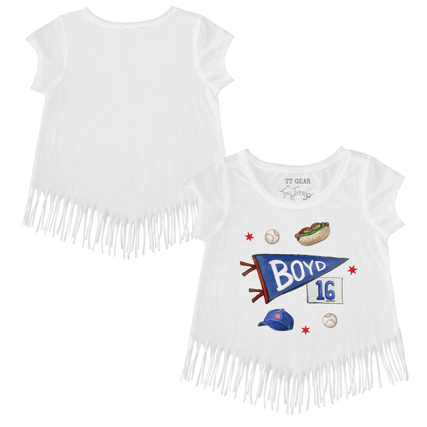 VIP MLB MLB City Collage w/ Name, Number - Fringe Tee - Tiny Turnip