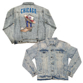 Chicago Cubs Cowboy Boot Boyfriend Denim Jacket