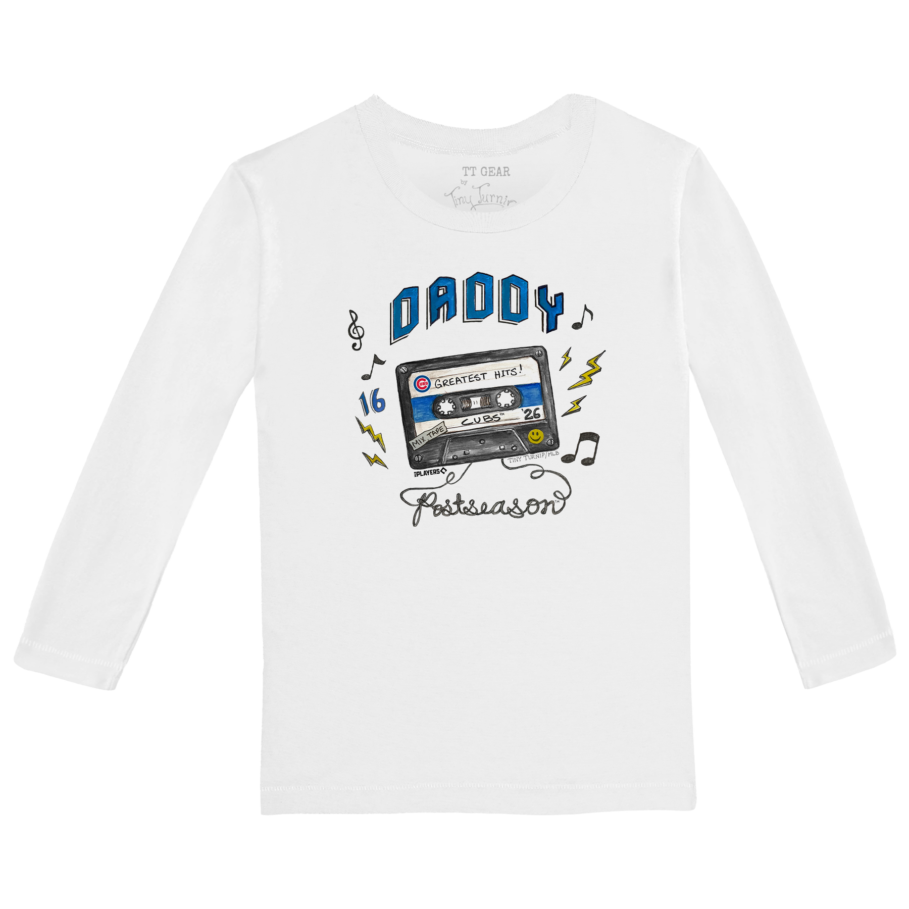 VIP Chicago Cubs Postseason '26 Kid's Long-Sleeve Tee Shirt - Tiny Turnip