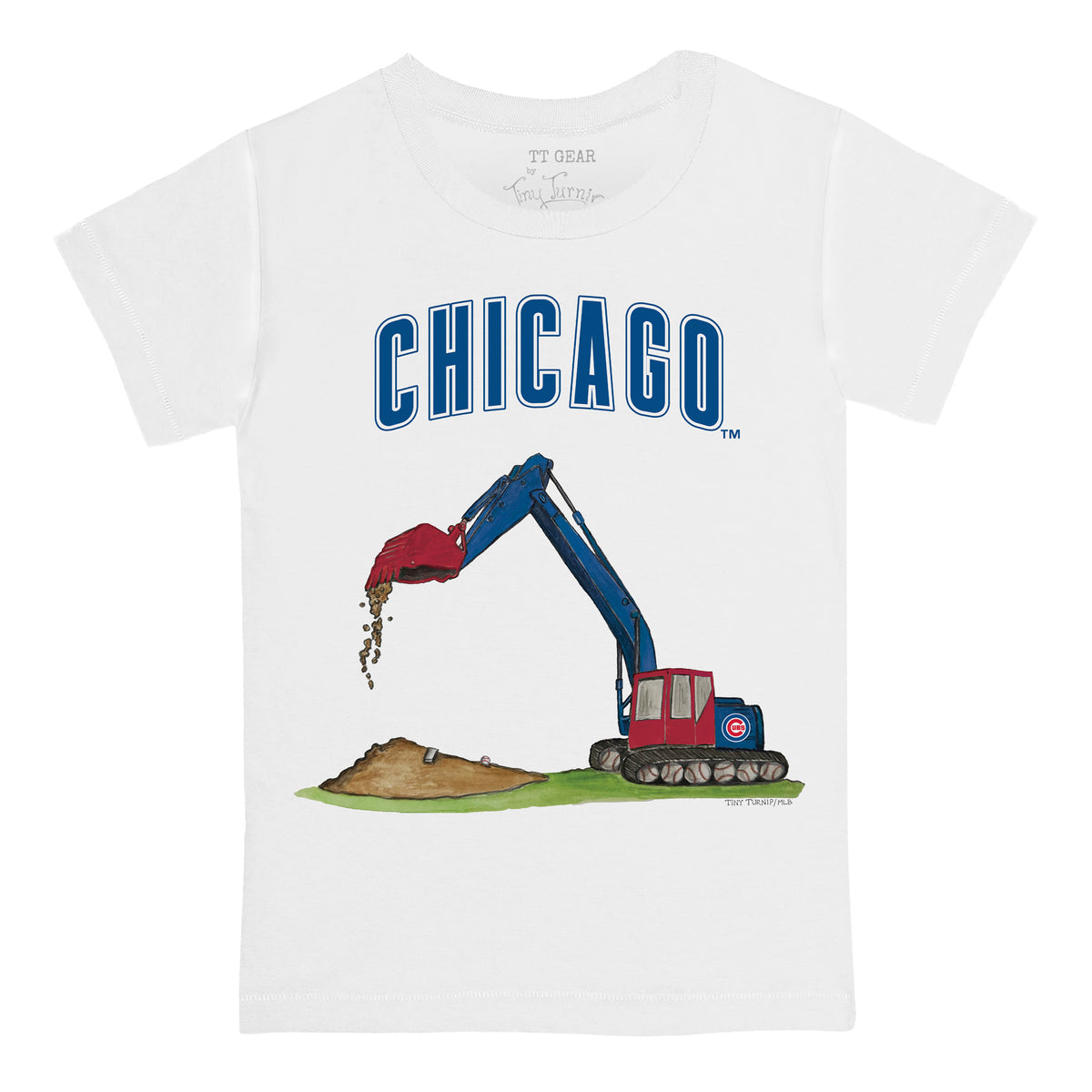 Chicago Cubs Excavator Tee Shirt