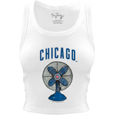 Chicago Cubs Fan Crop Tank