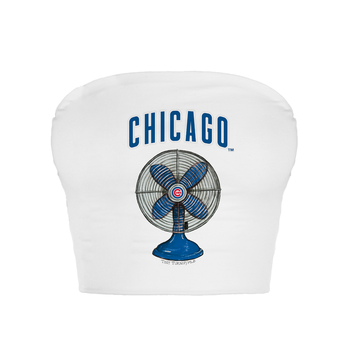Chicago Cubs Fan Crop Tube Top