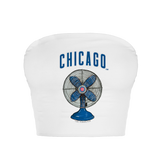 Chicago Cubs Fan Crop Tube Top