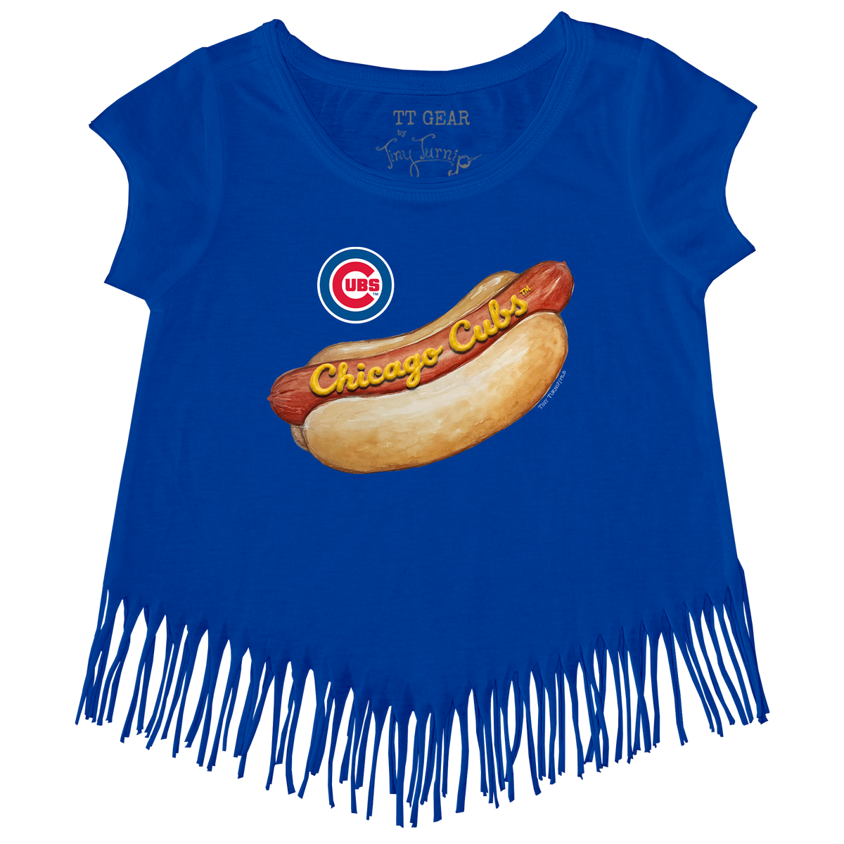 Chicago Cubs Hot Dog Fringe Tee