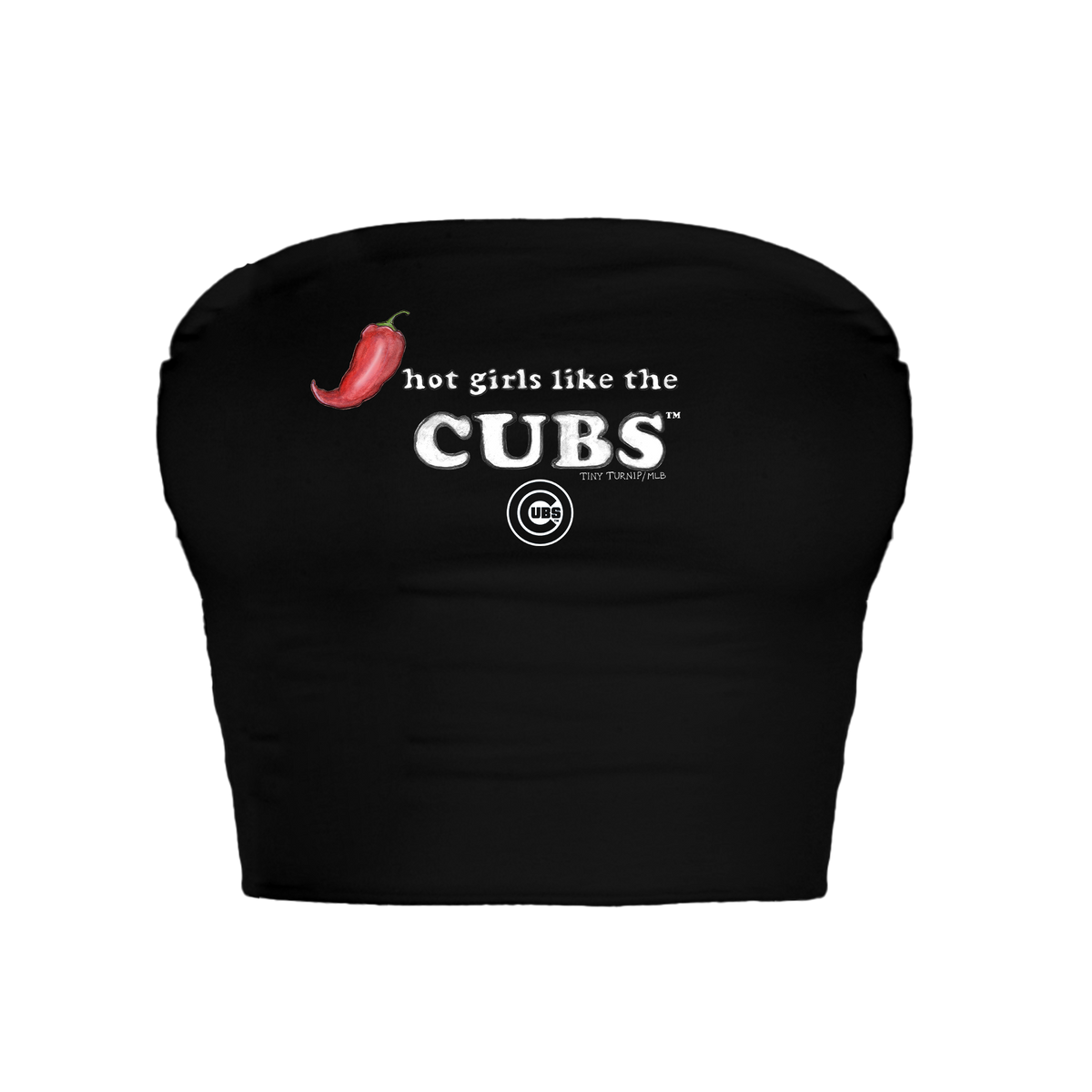 Chicago Cubs Hot Girls Crop Tube Top
