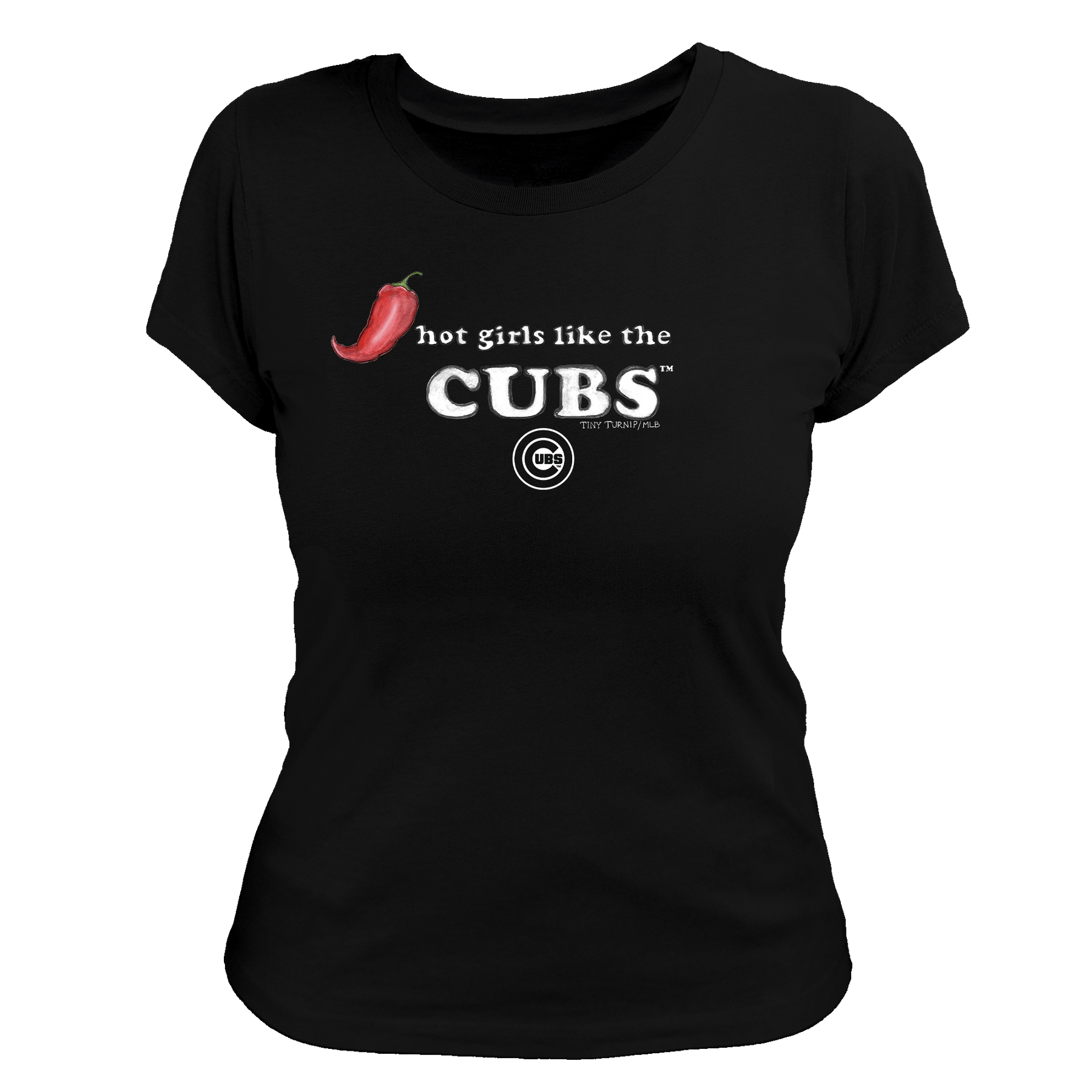 Chicago Cubs Hot Girls Women's Tee Shirt