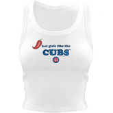 Chicago Cubs Hot Girls Crop Tank