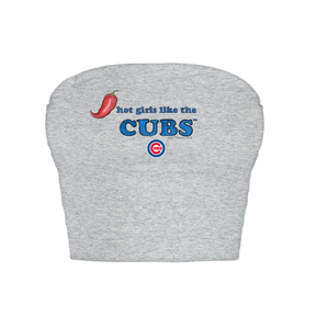 Chicago Cubs Hot Girls Crop Tube Top