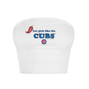 Chicago Cubs Hot Girls Crop Tube Top