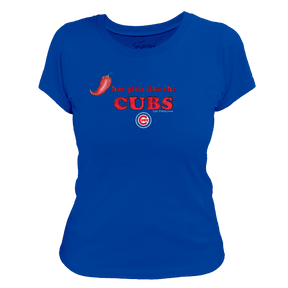 Chicago Cubs Hot Girls Women's Tee Shirt