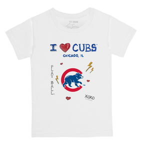 I Heart Cubs Kid's Tee Shirt - Tiny Turnip