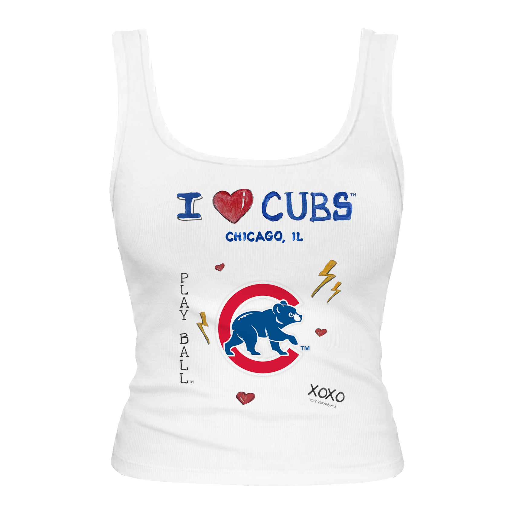 Chicago Cubs I Heart Cubs Emmy Tank