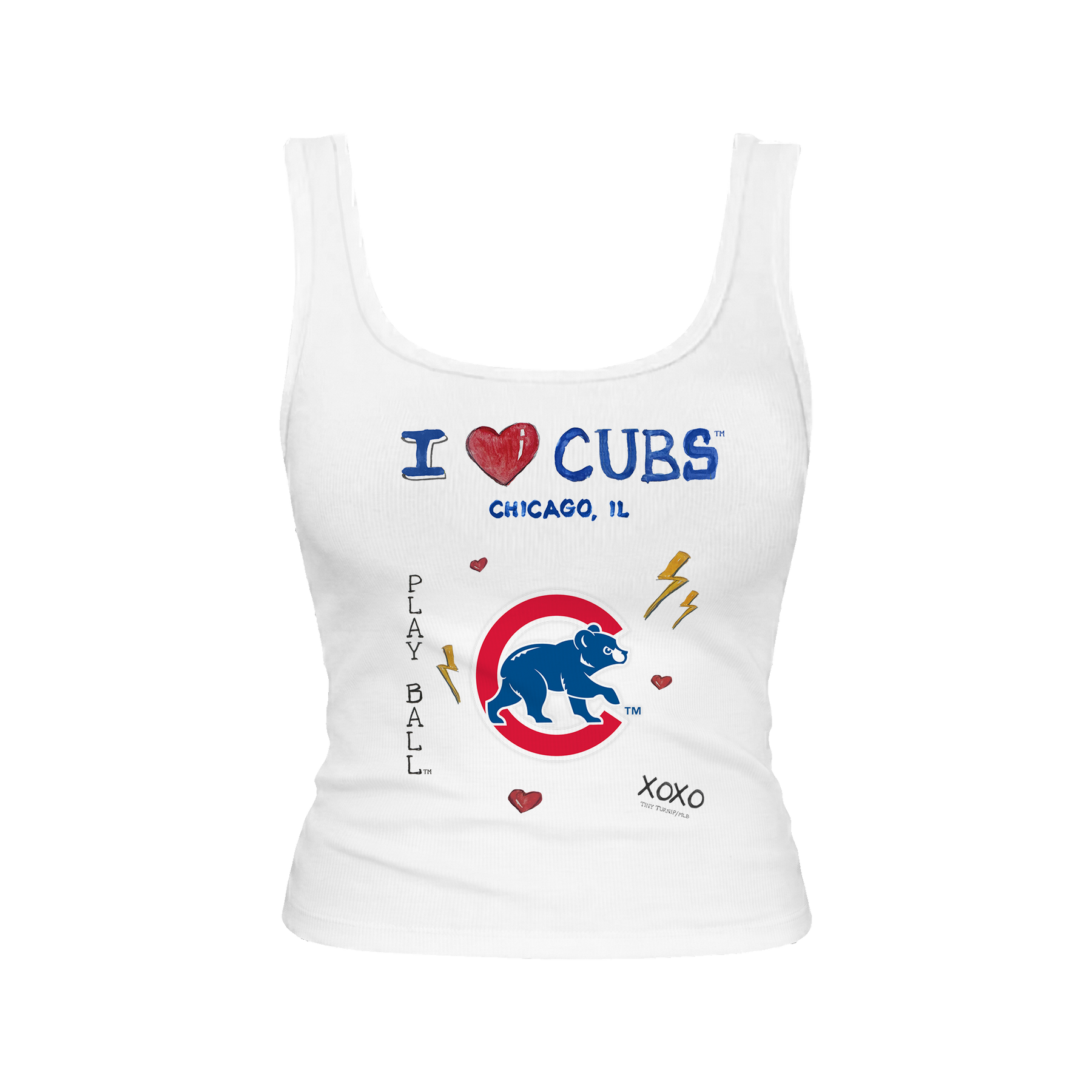 Chicago Cubs I Heart Cubs Emmy Tank
