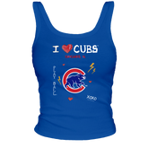 Chicago Cubs I Heart Cubs OG Ribbed Tank - Tiny Turnip
