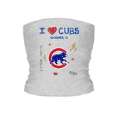 I Heart Cubs Tube Top - Tiny Turnip