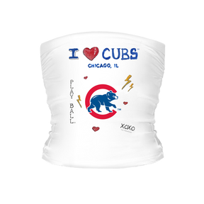 I Heart Cubs Tube Top - Tiny Turnip
