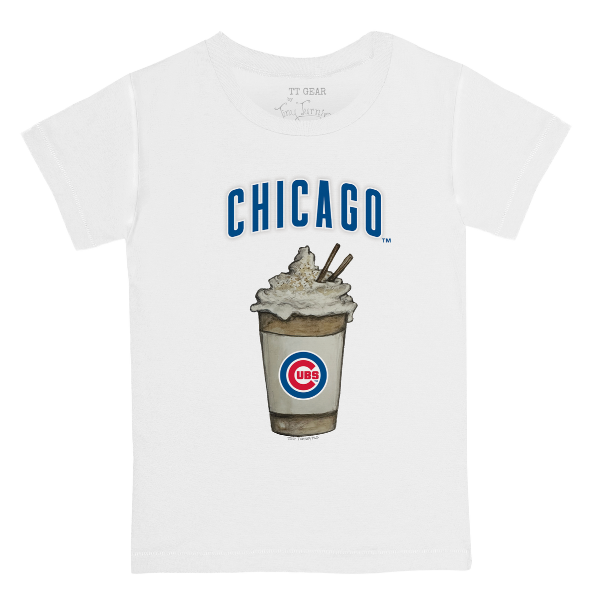 Chicago Cubs Latte Kid's Tee Shirt