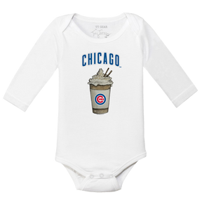 Chicago Cubs Latte Long Sleeve Snapper